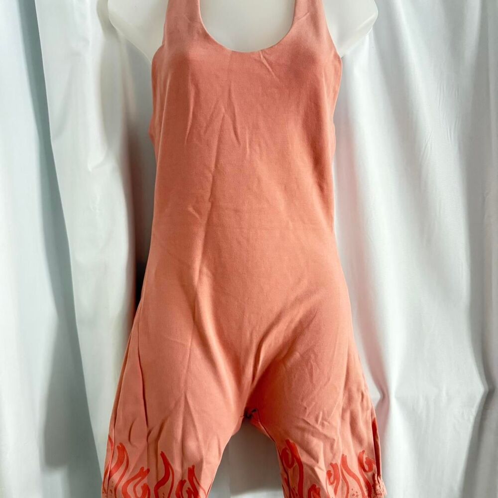 Civil-clothing Women's Pink and Orange Bodysuit